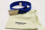 Burberry Webbing Shield Equestrian Knight Motif Belt Size 90/36 Eb0426lxzsa