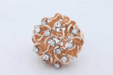 0.6cttw Diamond Ring In 14k Yellow Gold 12.5 Grams Size 8.25 Eb0926lxxzde