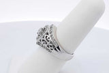 0.66cttw Diamond Ring In 14k White Gold 7.9 Grams Size 7 Eb0626irxdu