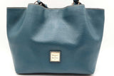 Dooney & Bourke Teal Saffiano Leather Flynn Shoulder Bag Eb1025cxdu