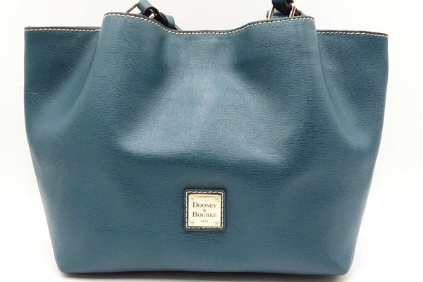 Dooney & Bourke Teal Saffiano Leather Flynn Shoulder Bag Eb1025cxdu