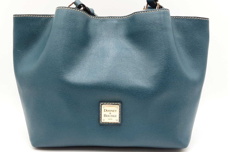 Dooney & Bourke Teal Saffiano Leather Flynn Shoulder Bag Eb1025cxdu