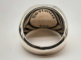 David Yurman Streamline Tigers Eye 0.925 Silver 24.3g Ring Size 10.75 Do1024oxzde