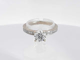 1.32 Cttw Diamond 14k White Gold Ring 2.9 Grams Size 7 Aa0325lrxzsa