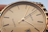 Geneve 14k Yellow Gold Quartz 34mm Watch 40.3 Grams Eb0626oiirde