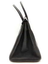 Hermes Birkin 35 Noir Black Togo Palladium Hardware Handbag Do0825srxzde