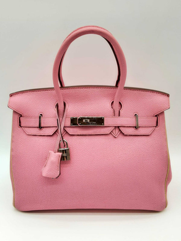 Hermes Birkin 30 Candy Pink Togo Palladium Hardware Handbag Do1124lpxzxde