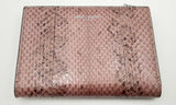 Yves Saint Laurent Snake Print Bifold Wallet Hs1223oxzsa