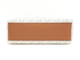 Michael Kors Austen Coated Canvas Satchel Handbag In Vanilla Colorway Fw0425wxdu
