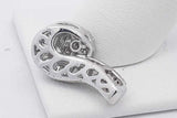 0.79cttw Diamond Pendant In 14k White Gold 4.2 Grams Eb0826wexsa