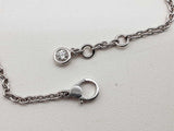 Hermes Finesse 18k White Gold 4.2g Diamond Bracelet 6.25 In Do1124lwxzde