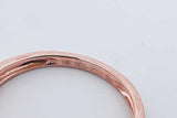 0.43cttw Diamond Ring In 14k Rose Gold 2.8 Grams Size 7 Eb0426opxdu