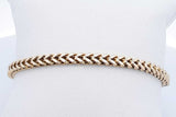 10k Franco Link Chain Bracelet 6.5 Grams 8 Inch Eb0526osxde