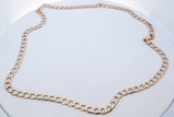 10k Rose Gold Diamond Cut Cuban Link Chain Necklace 20.2 Grams 22 In Eb0326prxde