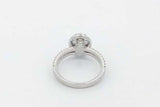 1.52cttw Diamond Ring In 14k White Gold 5.3 Grams Size 7.75 Eb1026lxxzsa