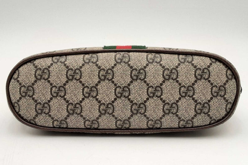 Gucci Gg Supreme Monogram Web Ophidia Cosmetic Case Eb0924orxsa