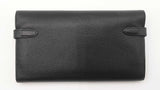 Hermès Kelly Long Wallet In Black Epsom Leather Fw0726lozxdu