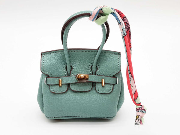 Blue Teal Mini Bag Charm Do0725ide