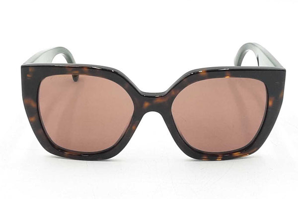 Gucci Gg1300s Square Sunglasses In Havana Tortoise With Web Stripe Eb1125oxzdu