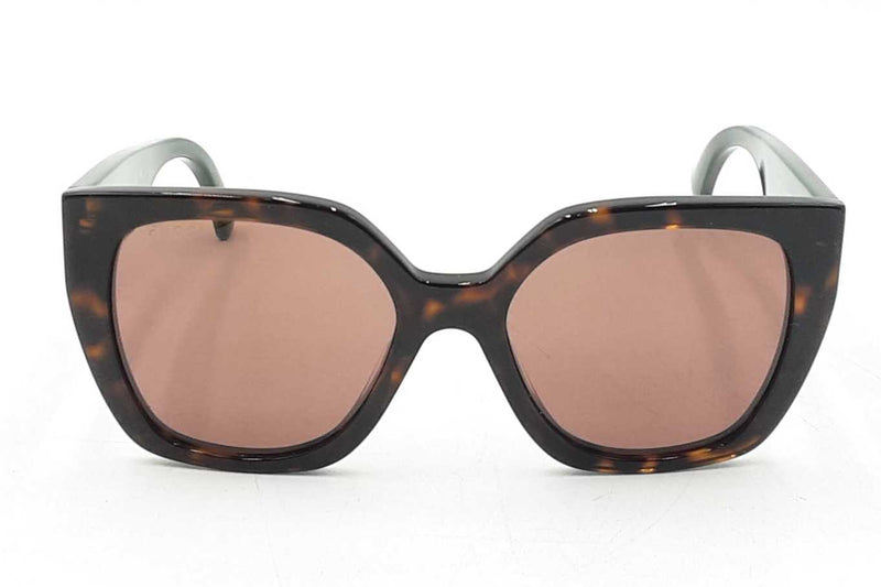 Gucci Gg1300s Square Sunglasses In Havana Tortoise With Web Stripe Eb1125oxzdu