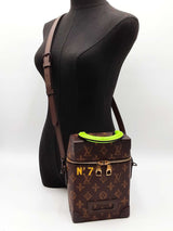 Louis Vuitton No. 7 Vertical Box Trunk In Monogram Coated Canvas Fw0626rzxdu