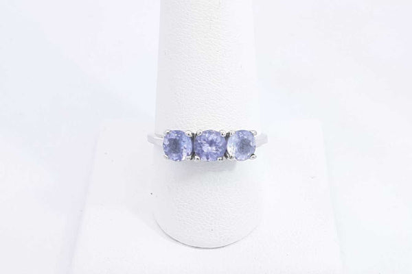 14k White Gold Tanzanite Ring Size 8.5, 2.55 Grams Eb0124cxsa