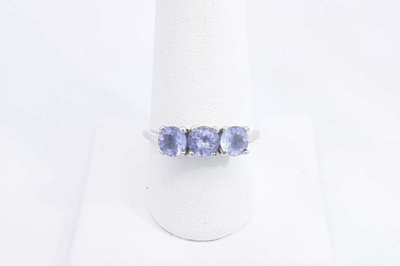 14k White Gold Tanzanite Ring Size 8.5, 2.55 Grams Eb0124cxsa