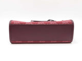 Michael Kors Mirella Small Crossbody In Mulberry Monogram Jacquard Fw0826wzdu