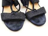 Jimmy Choo Margo Blue Denim Heel Size Eu 36.5 Do0226rxde