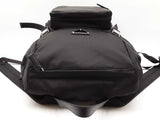 Prada Re-nylon & Saffiano Leather Backpack In Black Fw0226exzdu