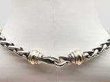 David Yurman 0.99 Silver 48.3g Wheat Chain 17 In Do0924lwxde