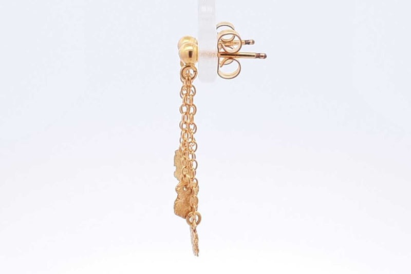 14k Yellow Gold Dangle Earrings 1 Gram Eb1024orsa