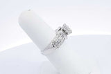 14k White Gold Diamond Ring 7.6 Grams Size 6 Eb0624wxzdu