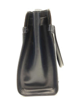 Salvatore Ferragamo Briana Navy Blue Leather Tote Bag Eb1125oxzdu