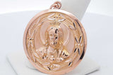 10k Yellow Gold Jesus & Mary Double Sided Pendant 11.9 Grams Eb0726rxzsa