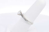1.32ctw Diamond Ring In 14k White Gold 2.9 Grams Size 6.75 Eb0325lrxzsa