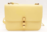 Yves Saint Laurent Yellow Calfskin Carre Shoulder Bag Eb1225wrxsa