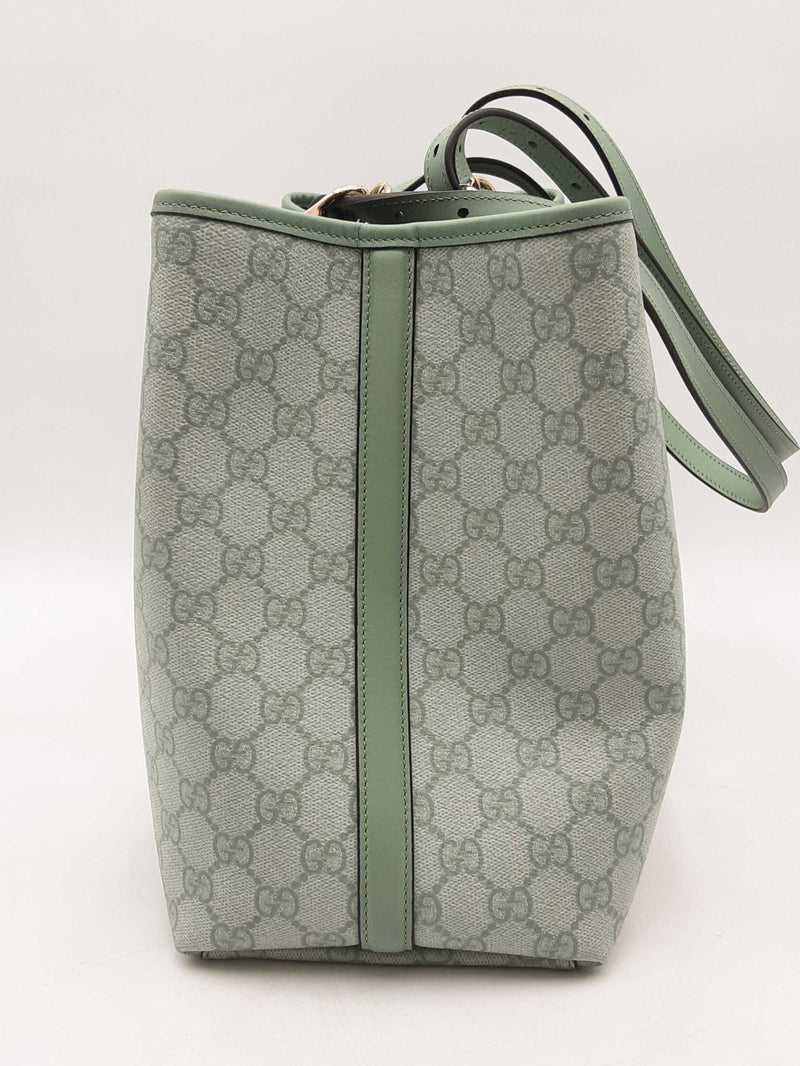Gucci Gg Emblem Sage Green Tote Bag Sd0725llzxsa
