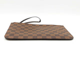 Louis Vuitton Neverfull Pochette In Damier Ebene Coated Canvas Fw0925wirdu