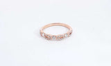 14k Rose Gold Lab Grown Diamond Ring Size 7 Eblsedu 144020004864