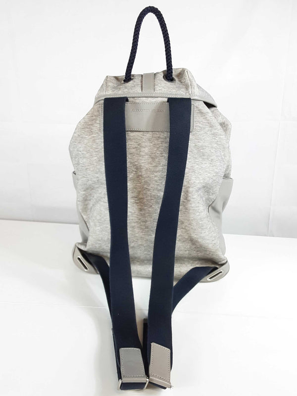 Alexander Mcqueen Multicolored Skull Gray Canvas Backpack Sd0925wrzde