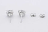 3.9cttw Lab Grown Diamond Stud Earrings In 14k White Gold 1.9 Grams Eb0726crxsa