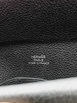 Hermès Videpoches Bag In Black Perforated H Togo Leather  Fw0226oxzxdu