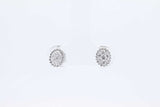 Approx. 0.24ctw Lab Grown Diamond Stud Earrings 14k White Gold 1.2g Eb1124lwodu