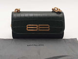 Balenciaga Xs Gossip Wallet Crossbody Bag Green Aa0825wzxsa