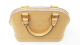 Louis Vuitton Alma Bb Beige Monogram Vernis Handbag Sd0626oezdu