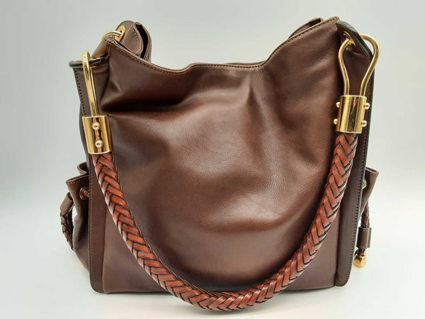 Michael Kors Skorpios Brown Leather Tote Shopper Bag Do0824crde