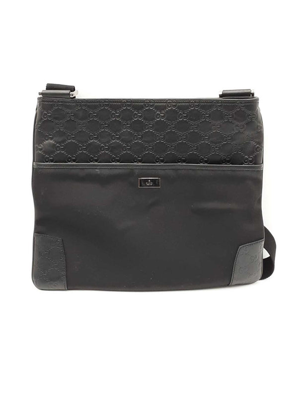 Gucci Guccissima Black Nylon Messenger Bag Sd0825owzdu