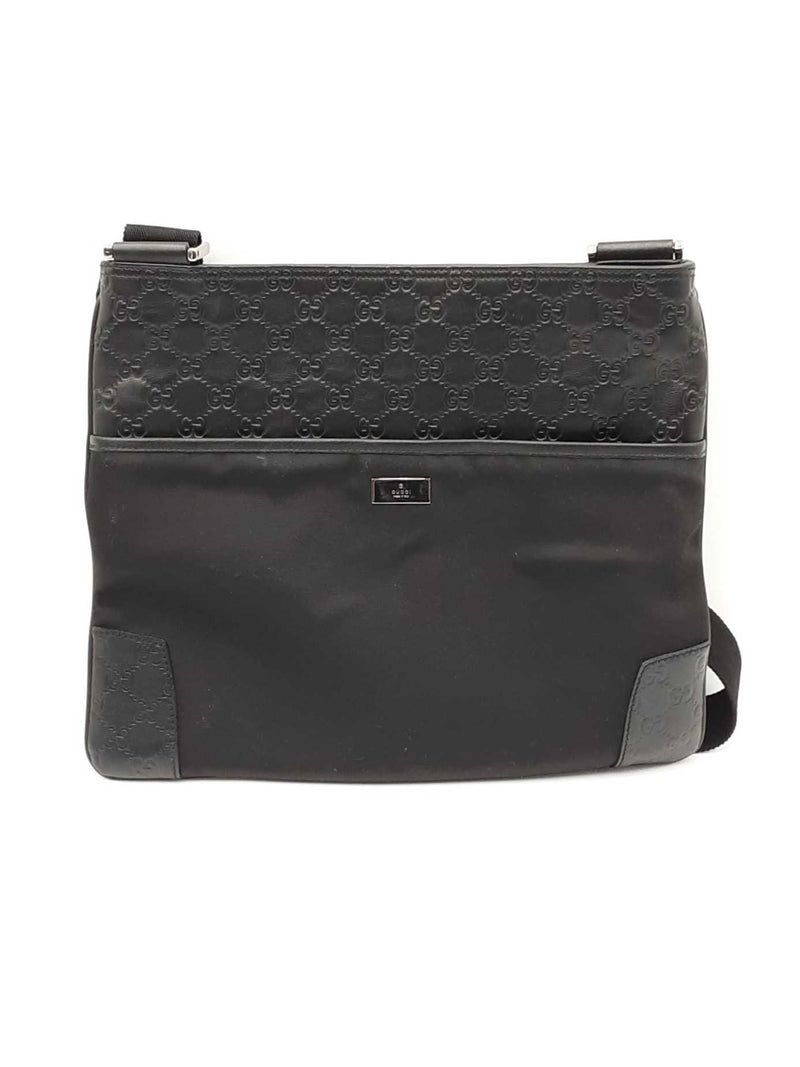 Gucci Guccissima Black Nylon Messenger Bag Sd0825owzdu