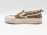 Gucci Slip-on Platform Sneakers In Gg Supreme Canvas Size 9 Fw0926lrzdu